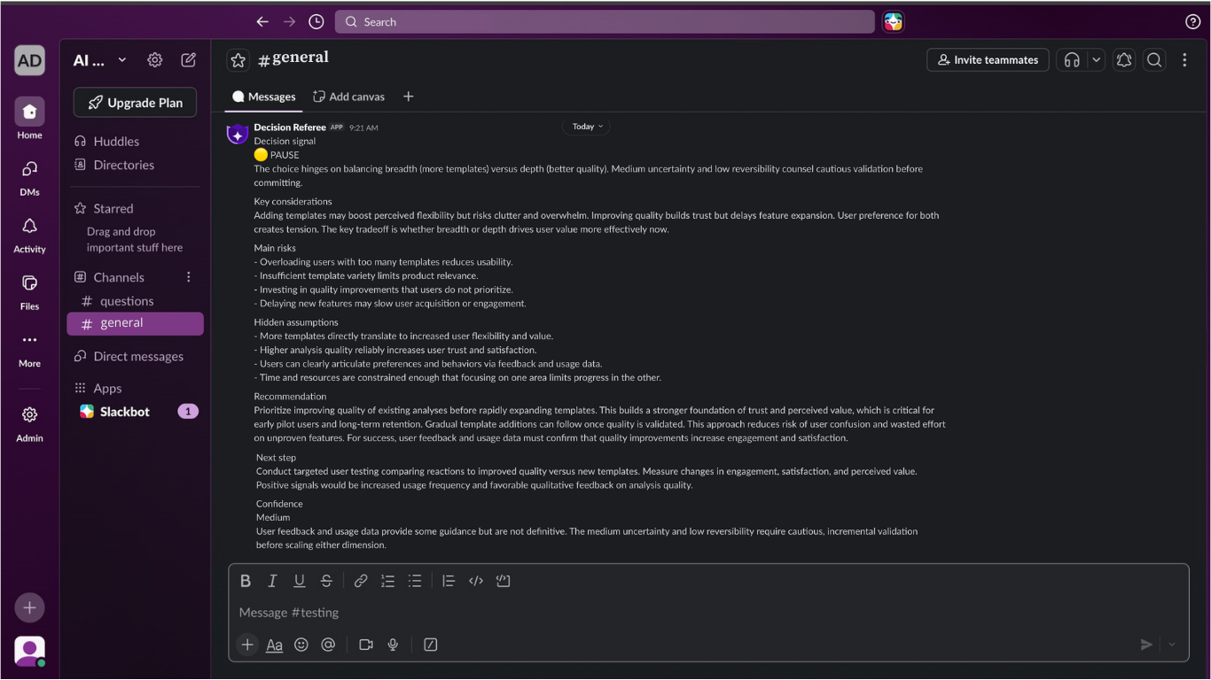Skjermbilde av /decide_deep